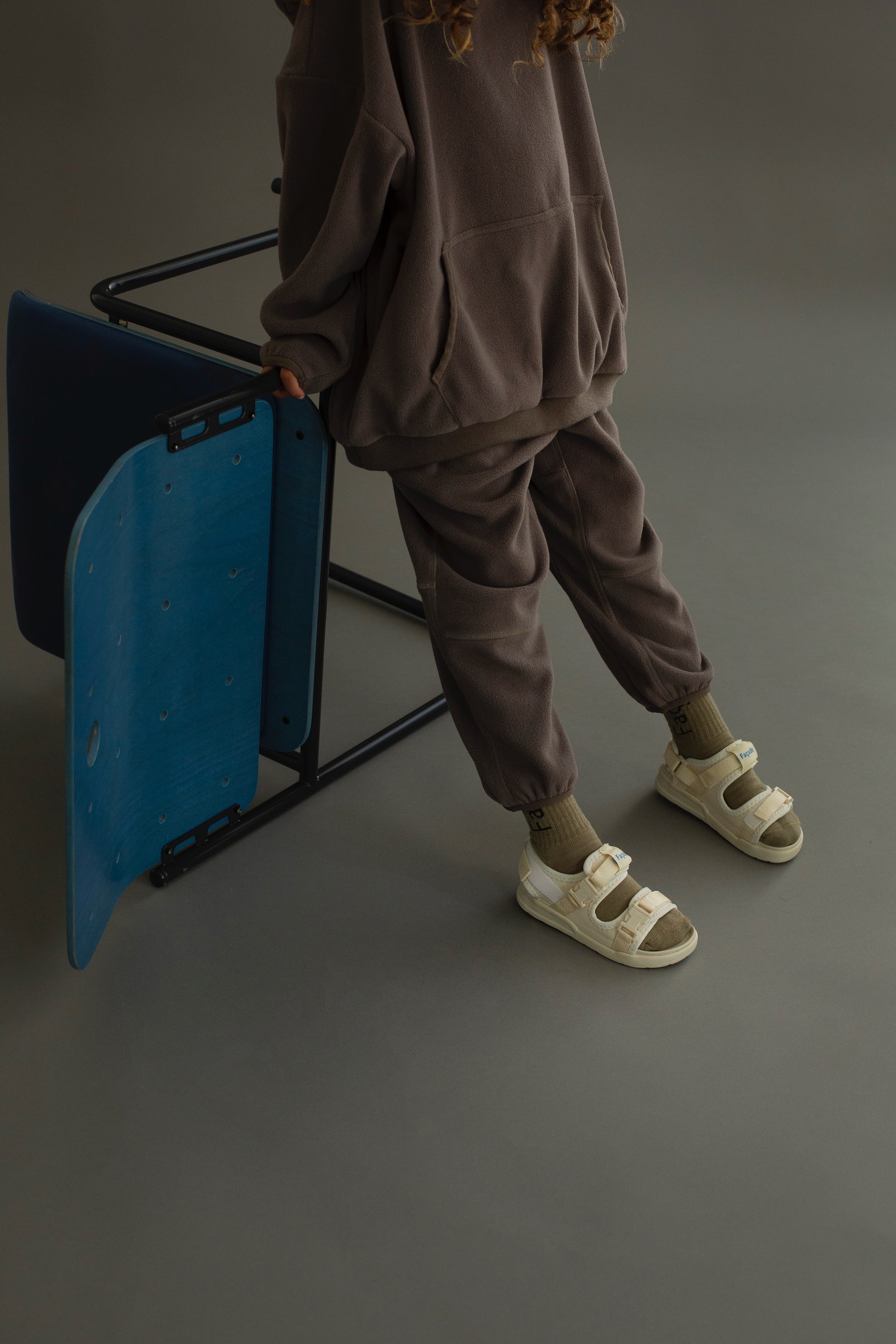 Saraq fleece pants - mole