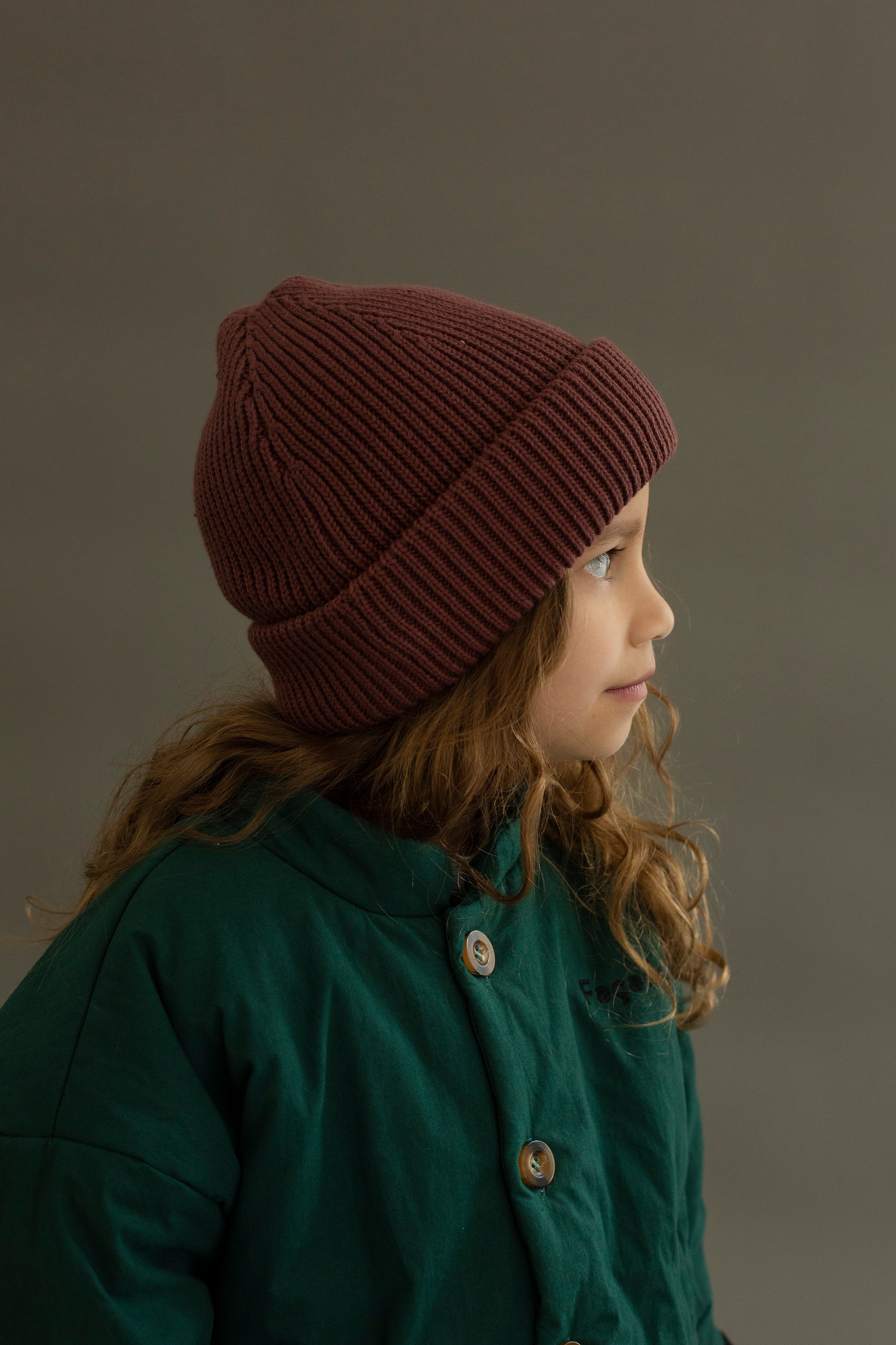 Isu knitted beanie - Wine