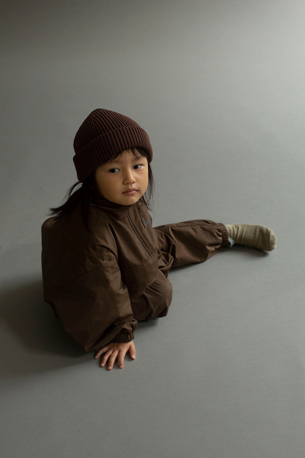 Isu knitted beanie - Coffee