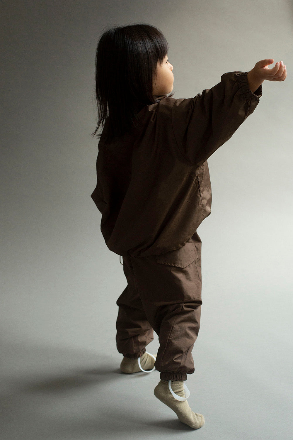 Sgabello windbreaker pants - coffee