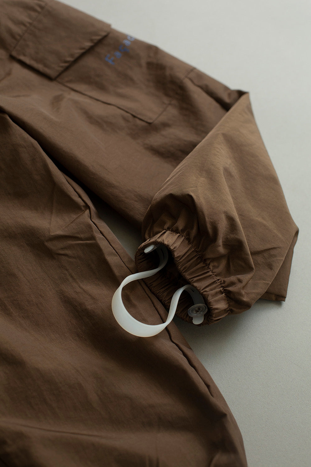 Sgabello windbreaker pants - coffee