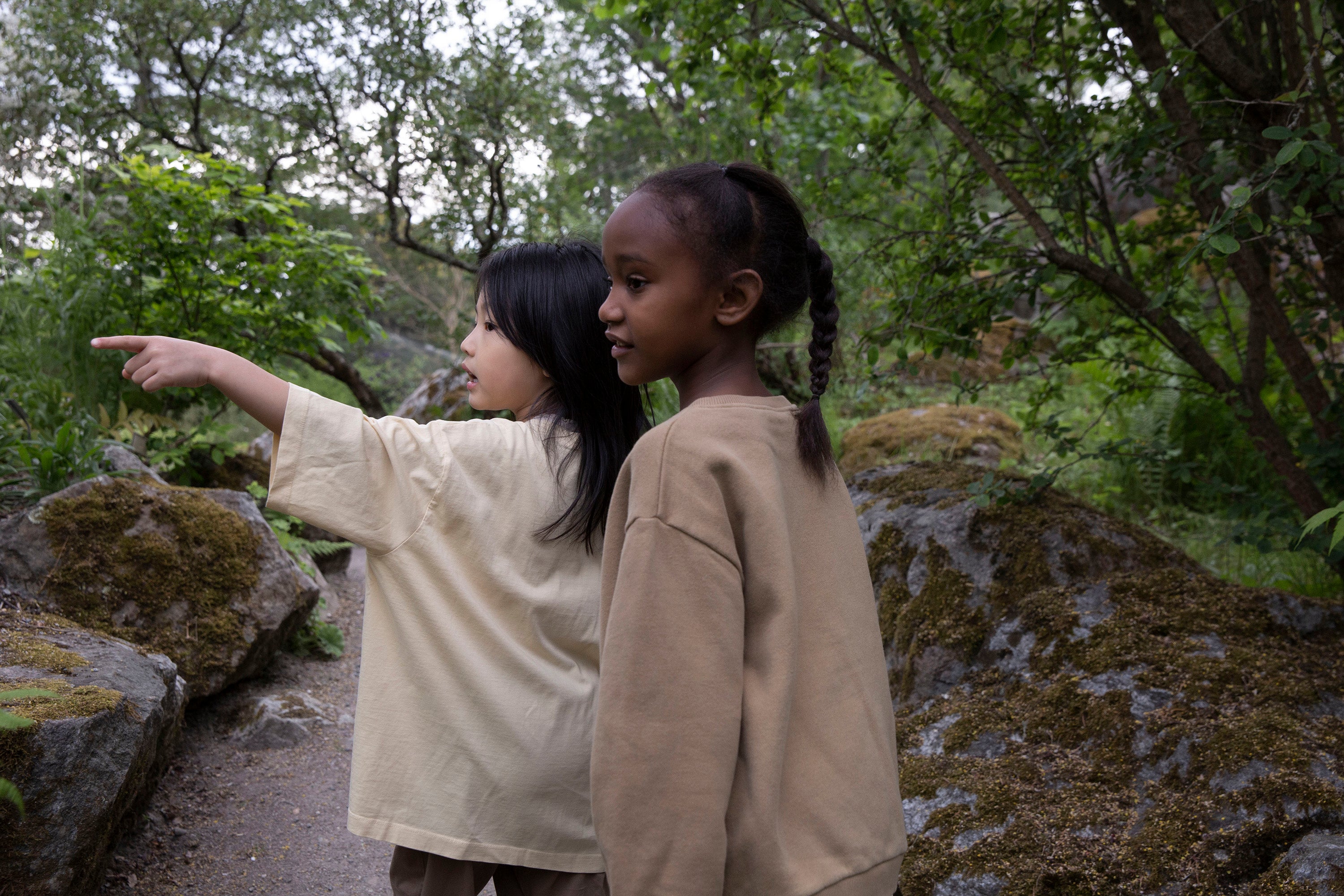 Bato wide SS tee - Butter