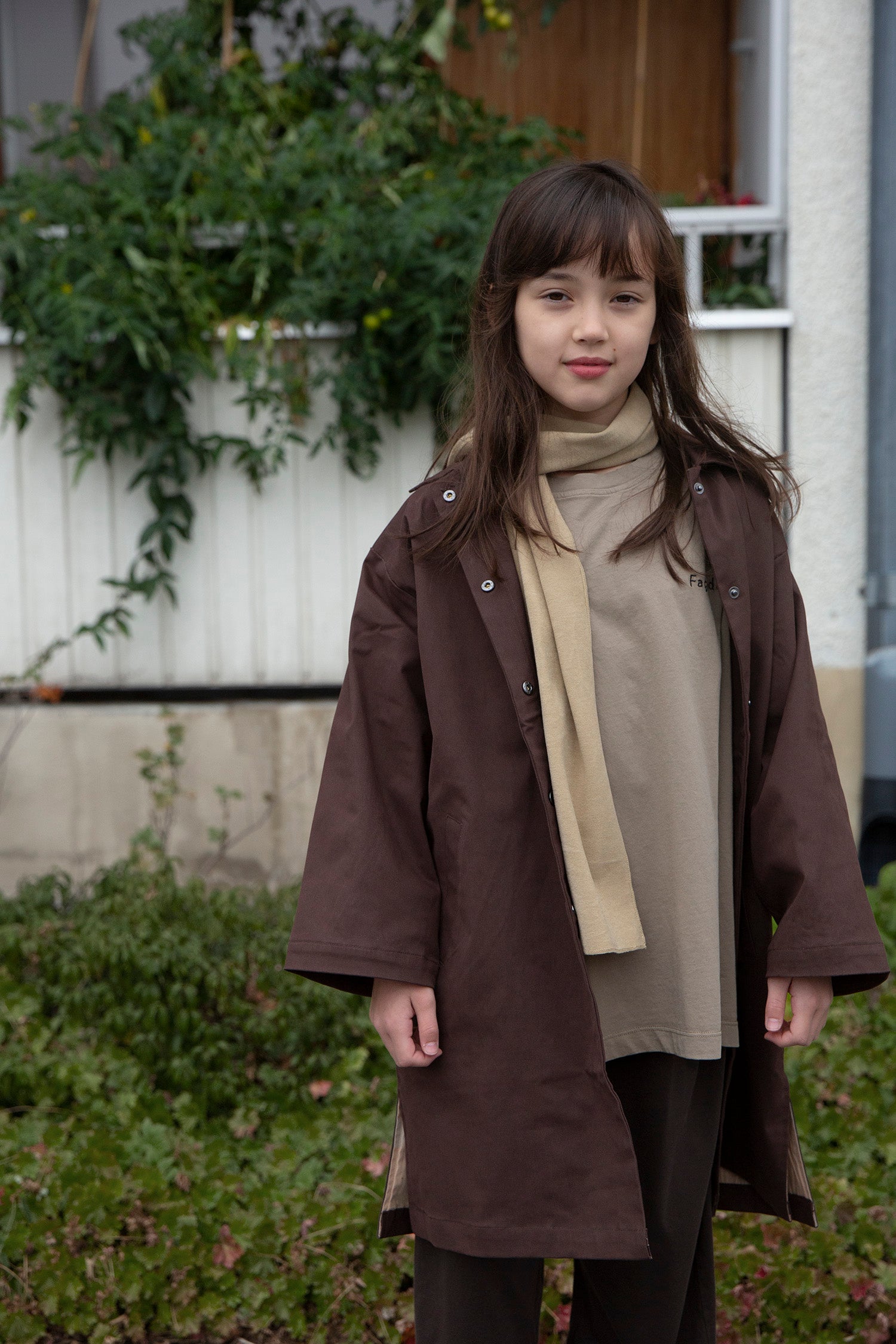 Shigemi soft waxed coat - Coffee