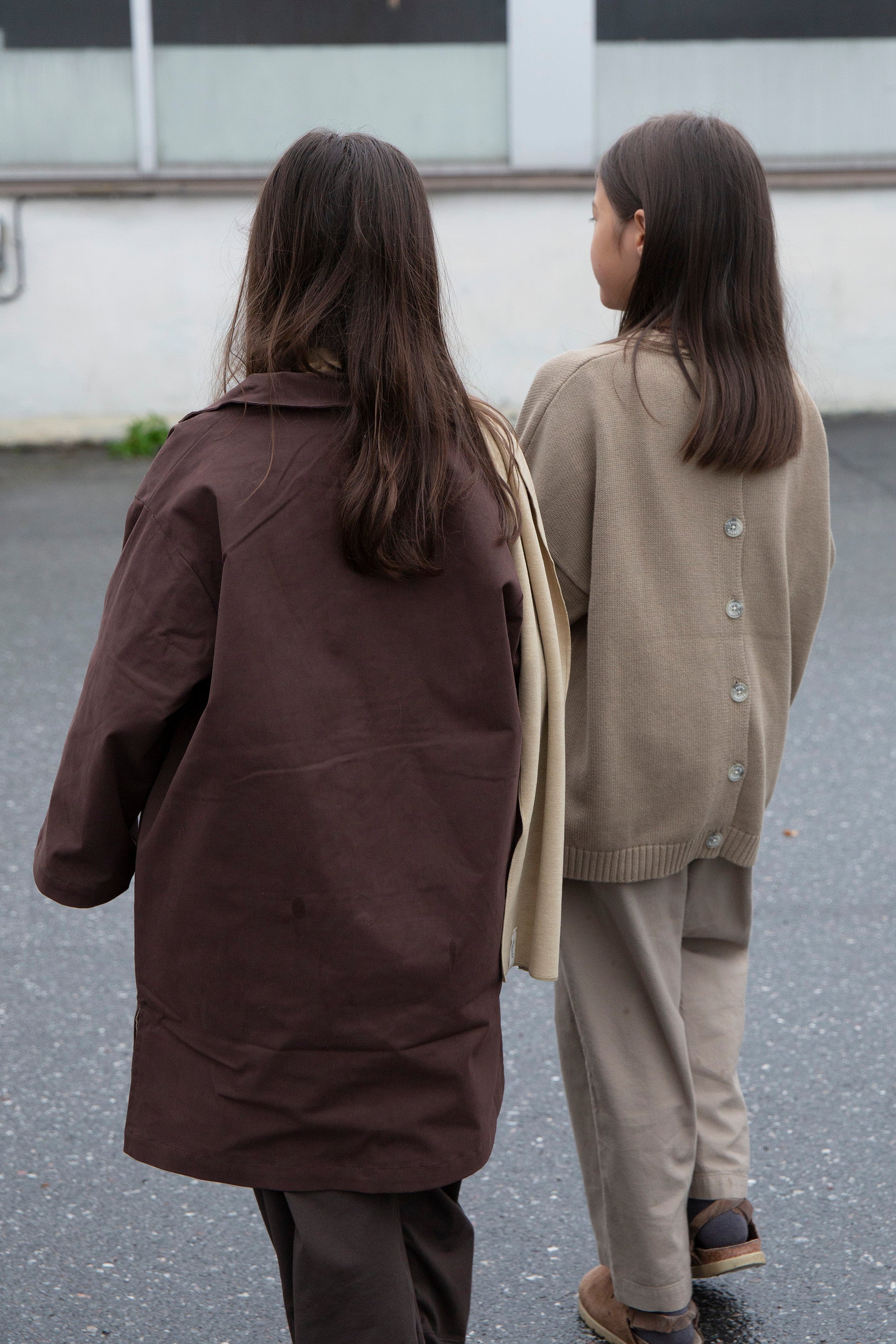 Shigemi soft waxed coat - Coffee