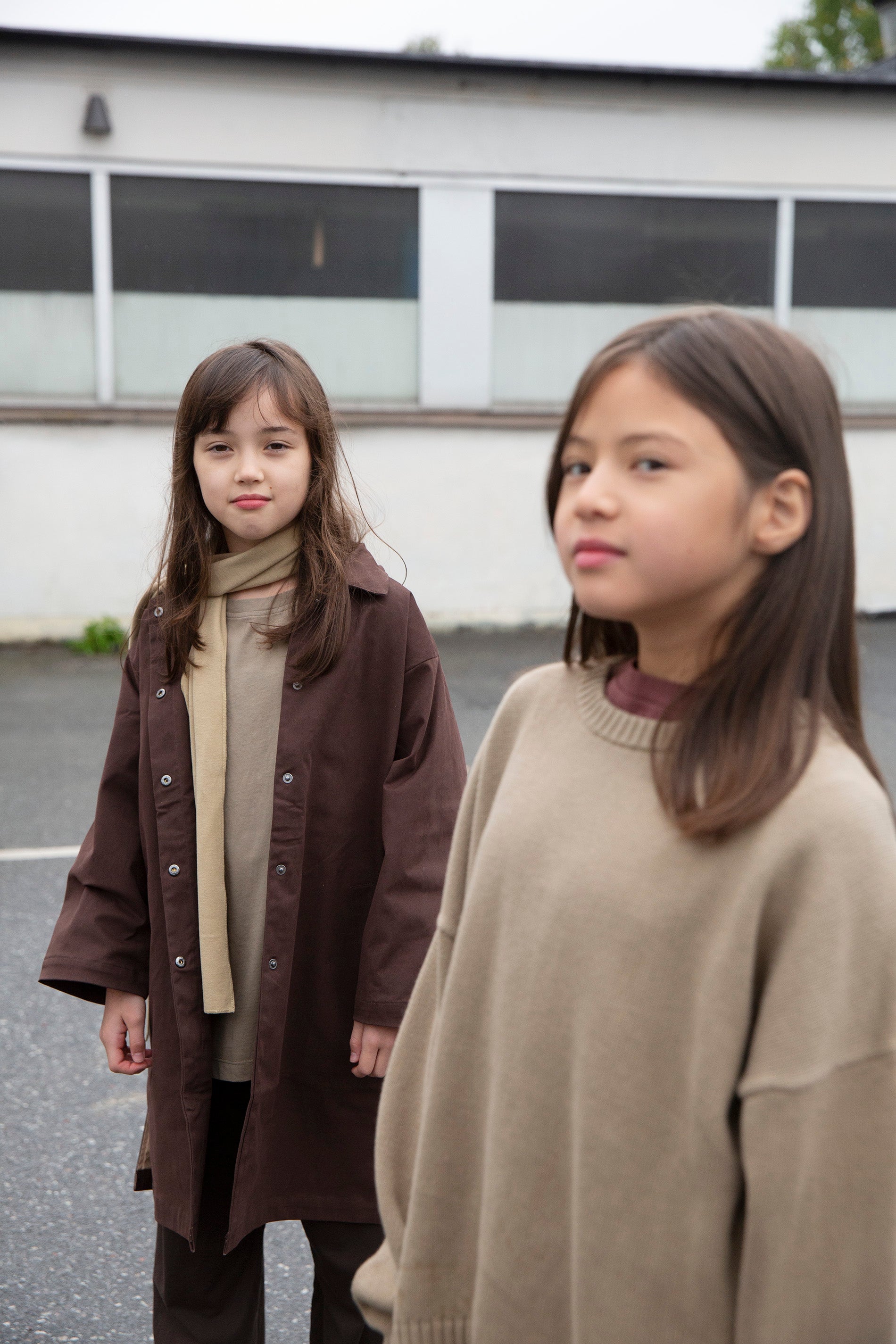 Shigemi soft waxed coat - Coffee