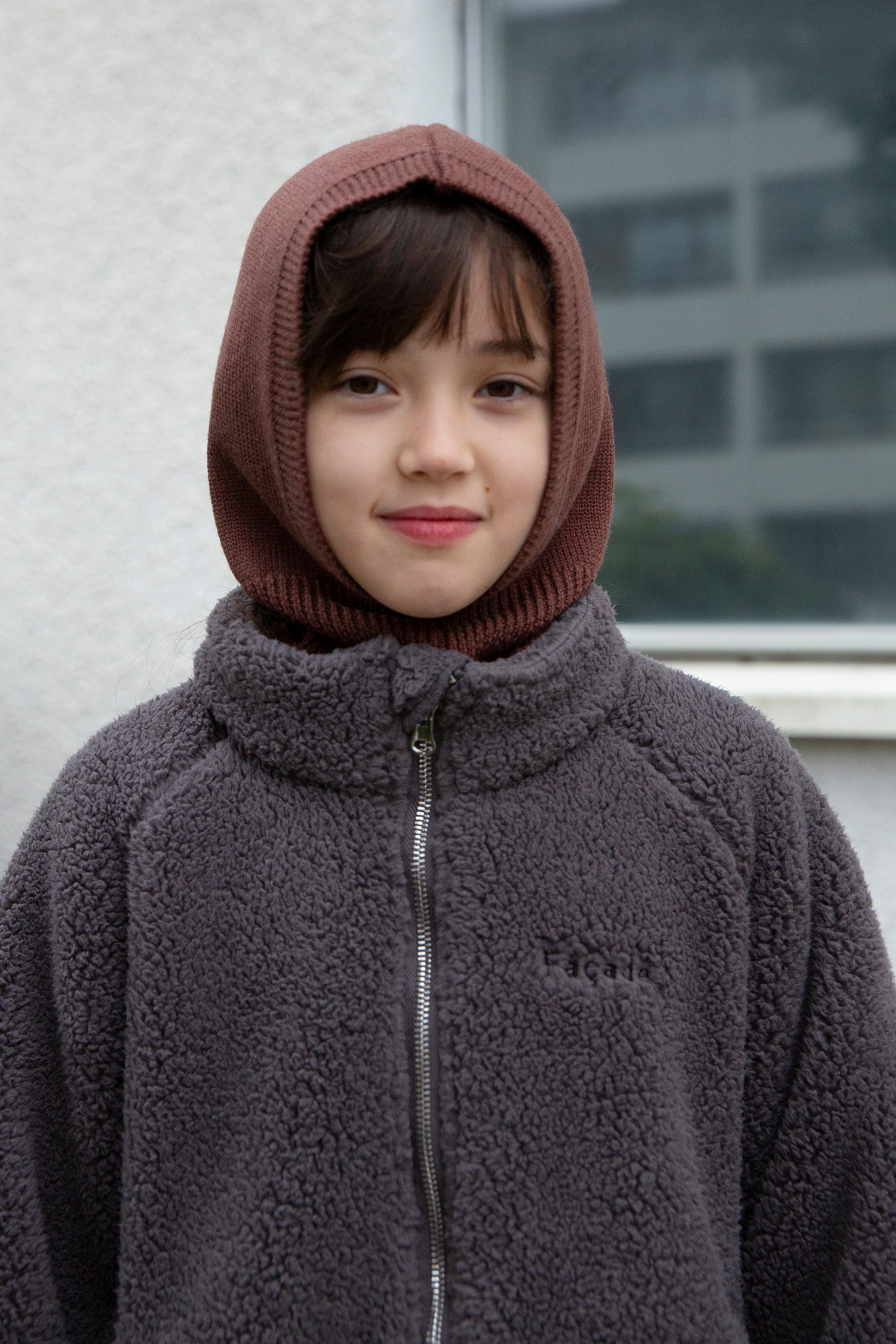 Ento merino balaclava - Burgundy