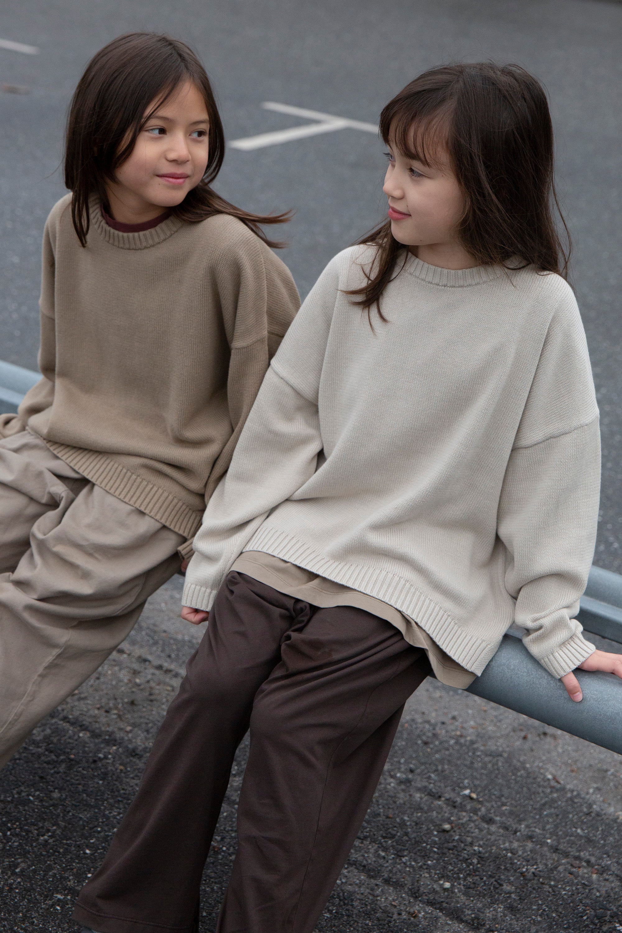 Mado button up fine knit - Sand