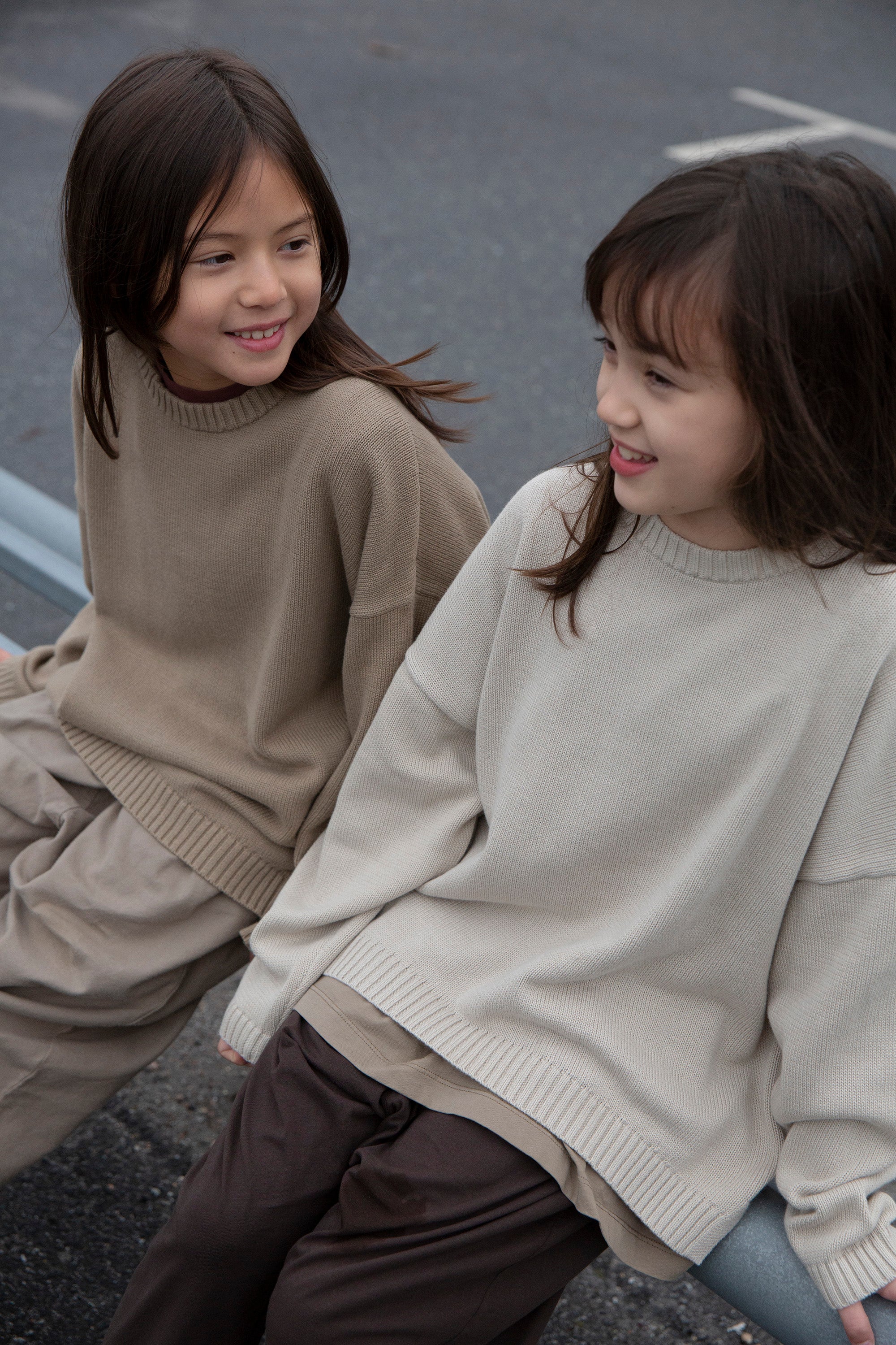 Mado button up fine knit - Nougat