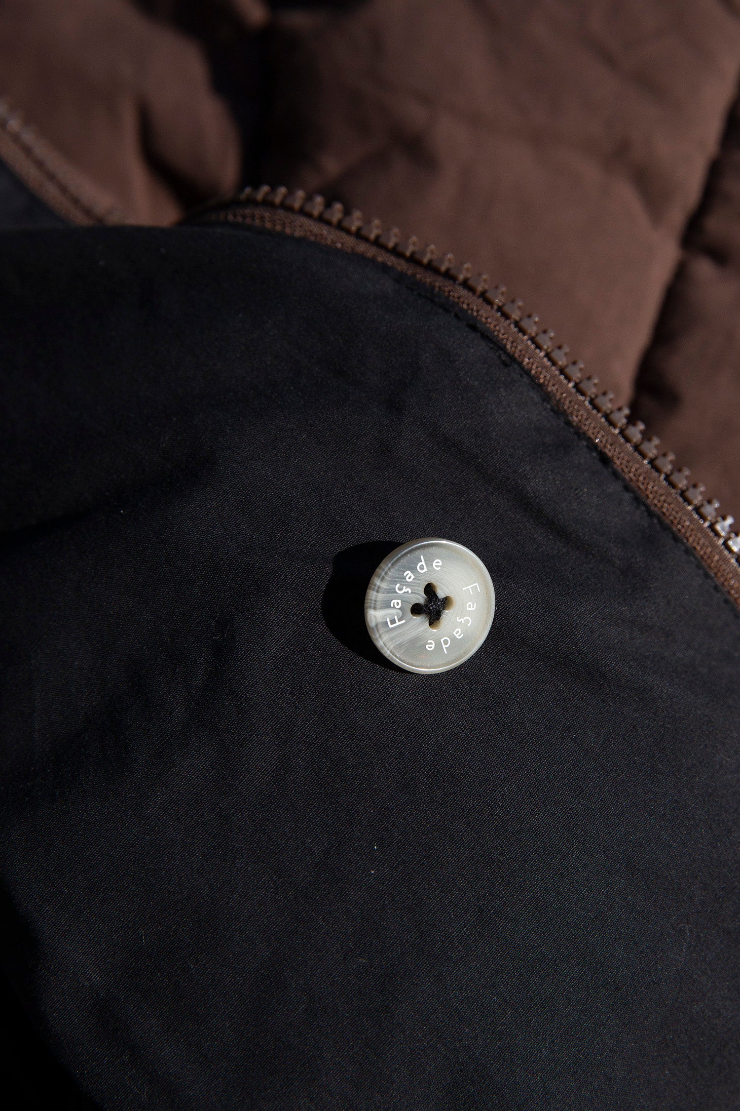 Suno reversible jacket - Black/Coffee