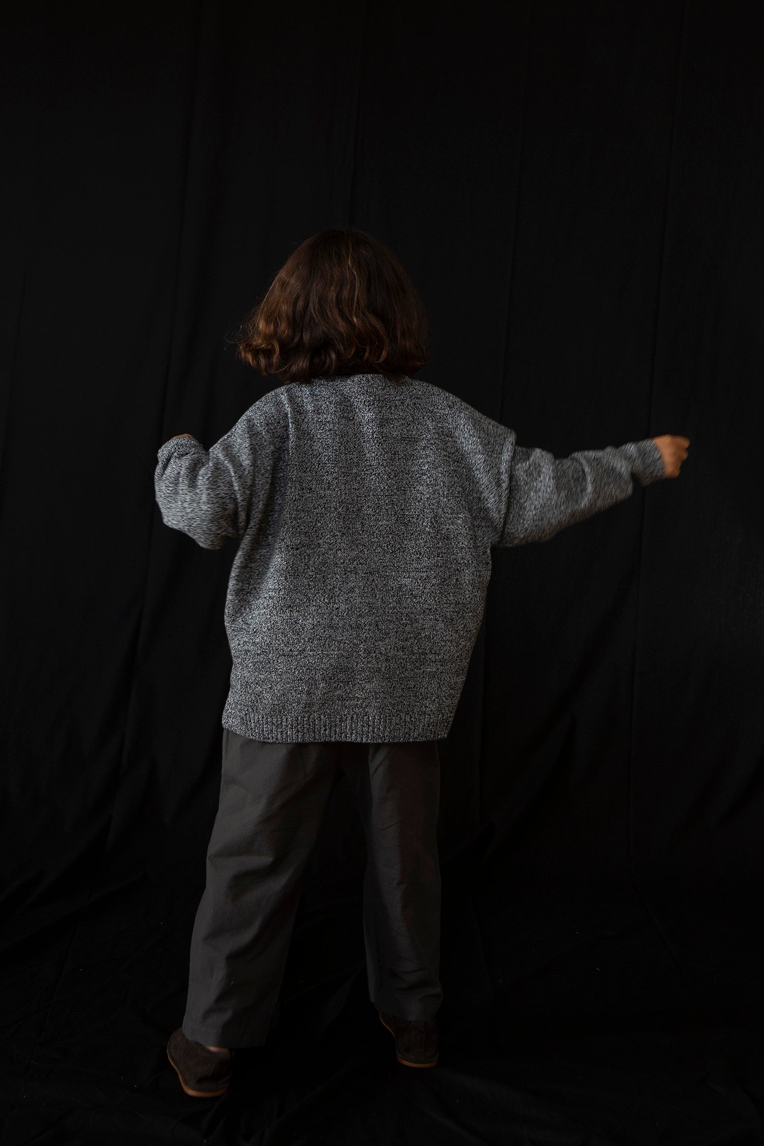 Sora fine knit sweater - Starry night