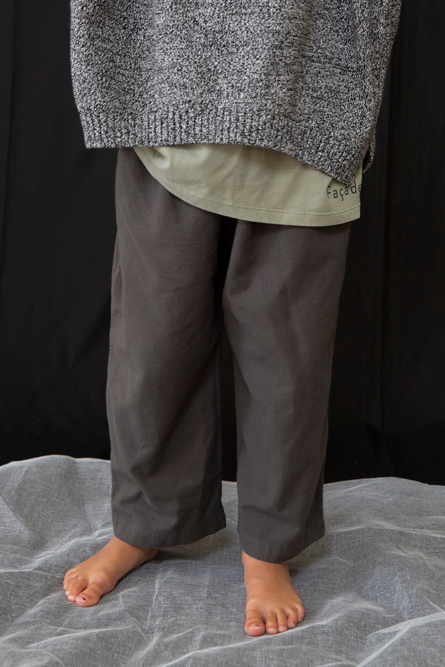 Rokku soft sidewalk pants - Asphalt