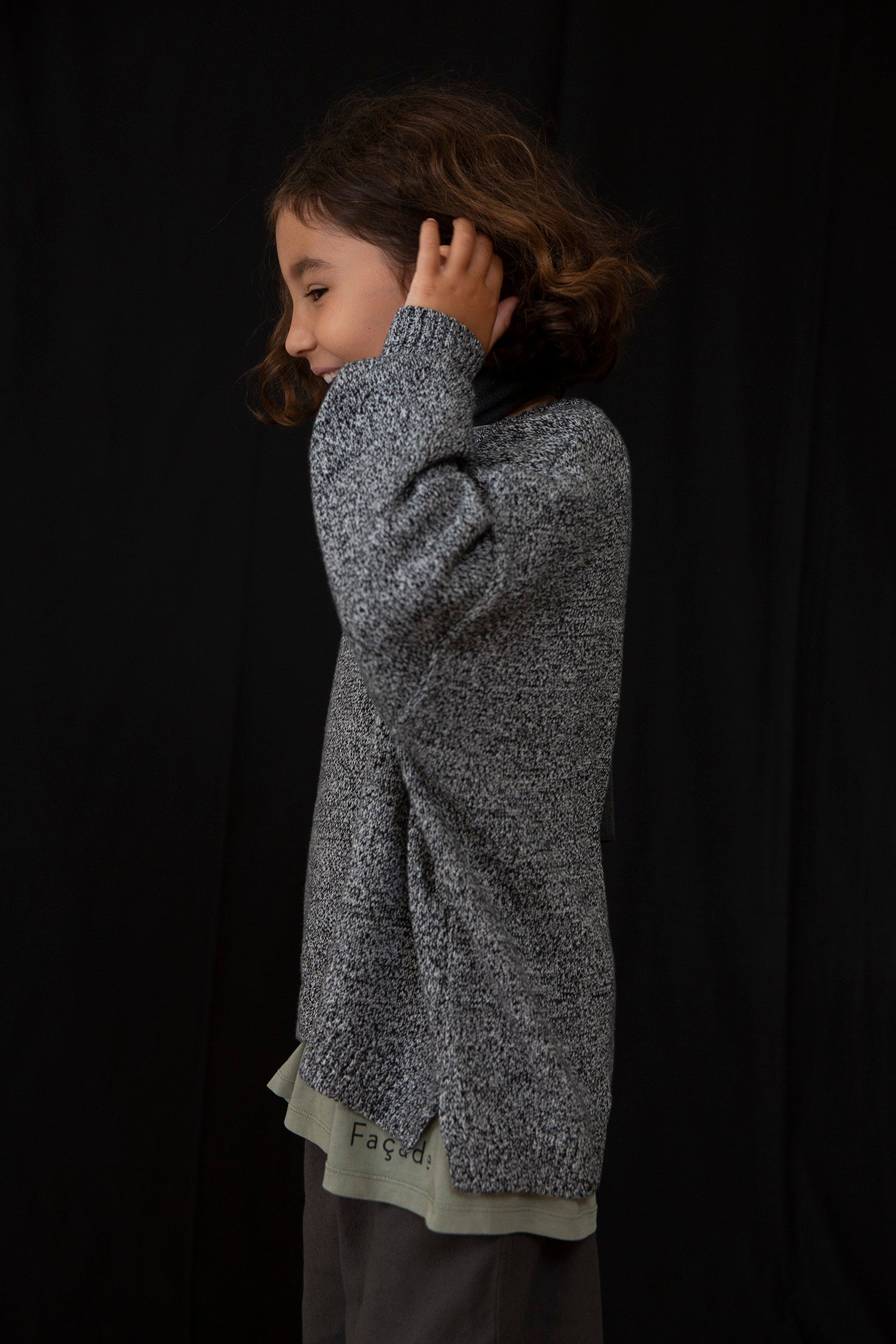 Sora fine knit sweater - Starry night | Façade