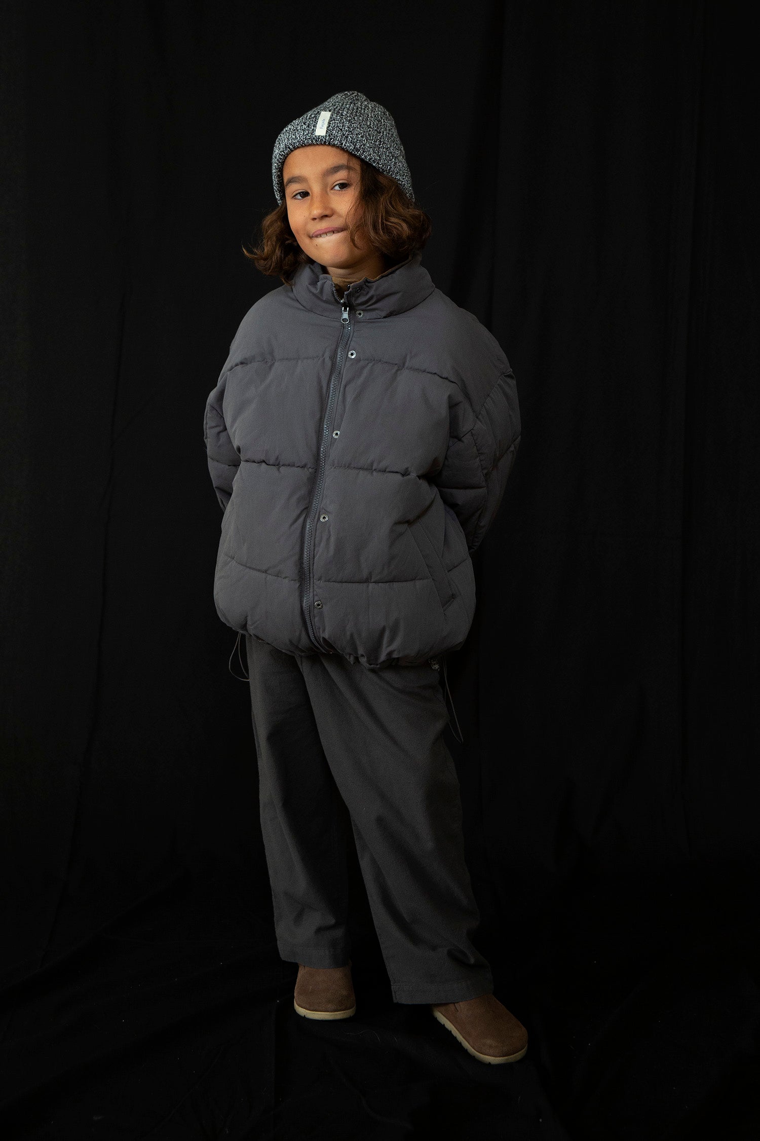 Suno reversible jacket - Honey/Grey | Façade