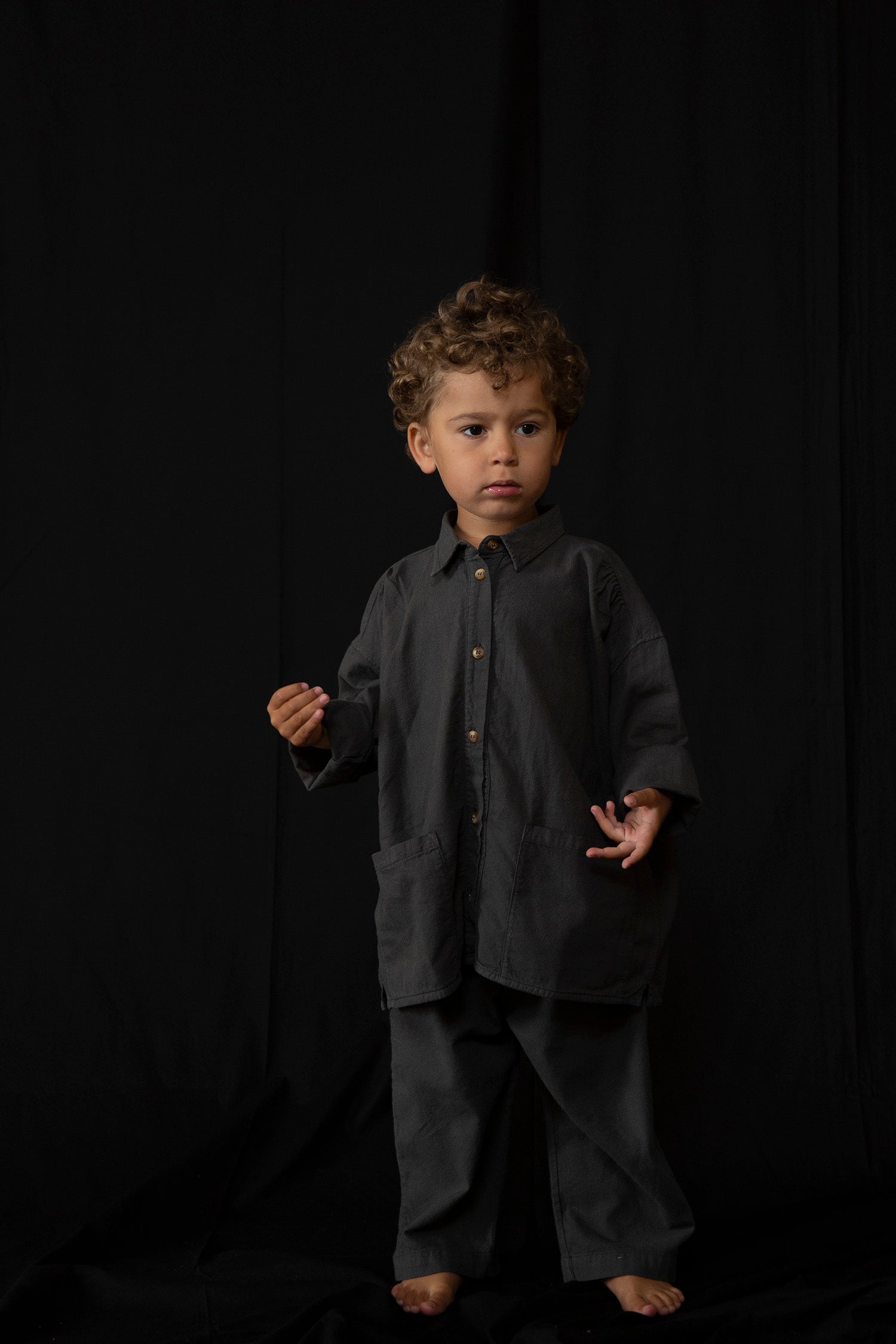 Rokku soft sidewalk pants - Asphalt
