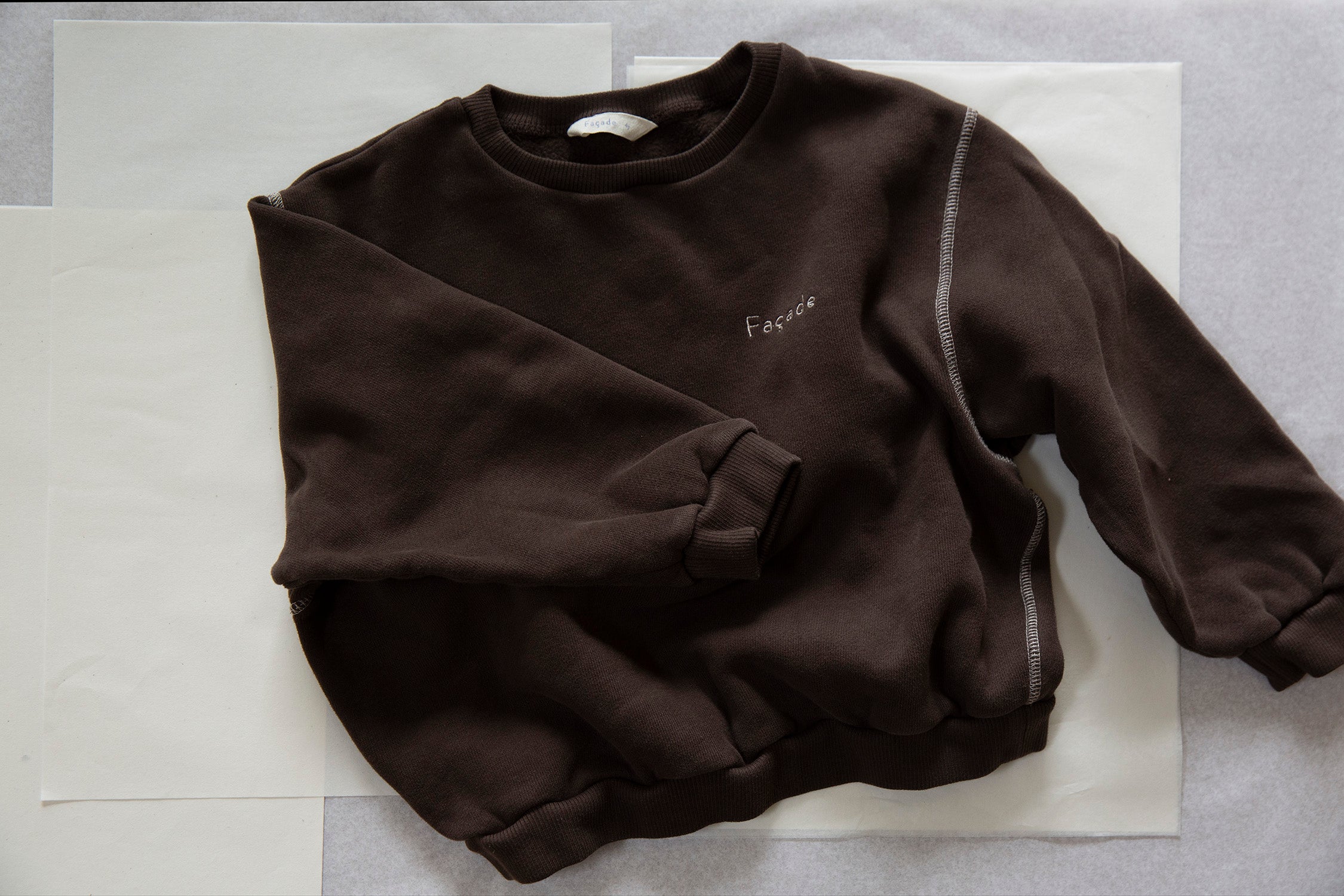 Kumo chunky sweatshirt - Coffee