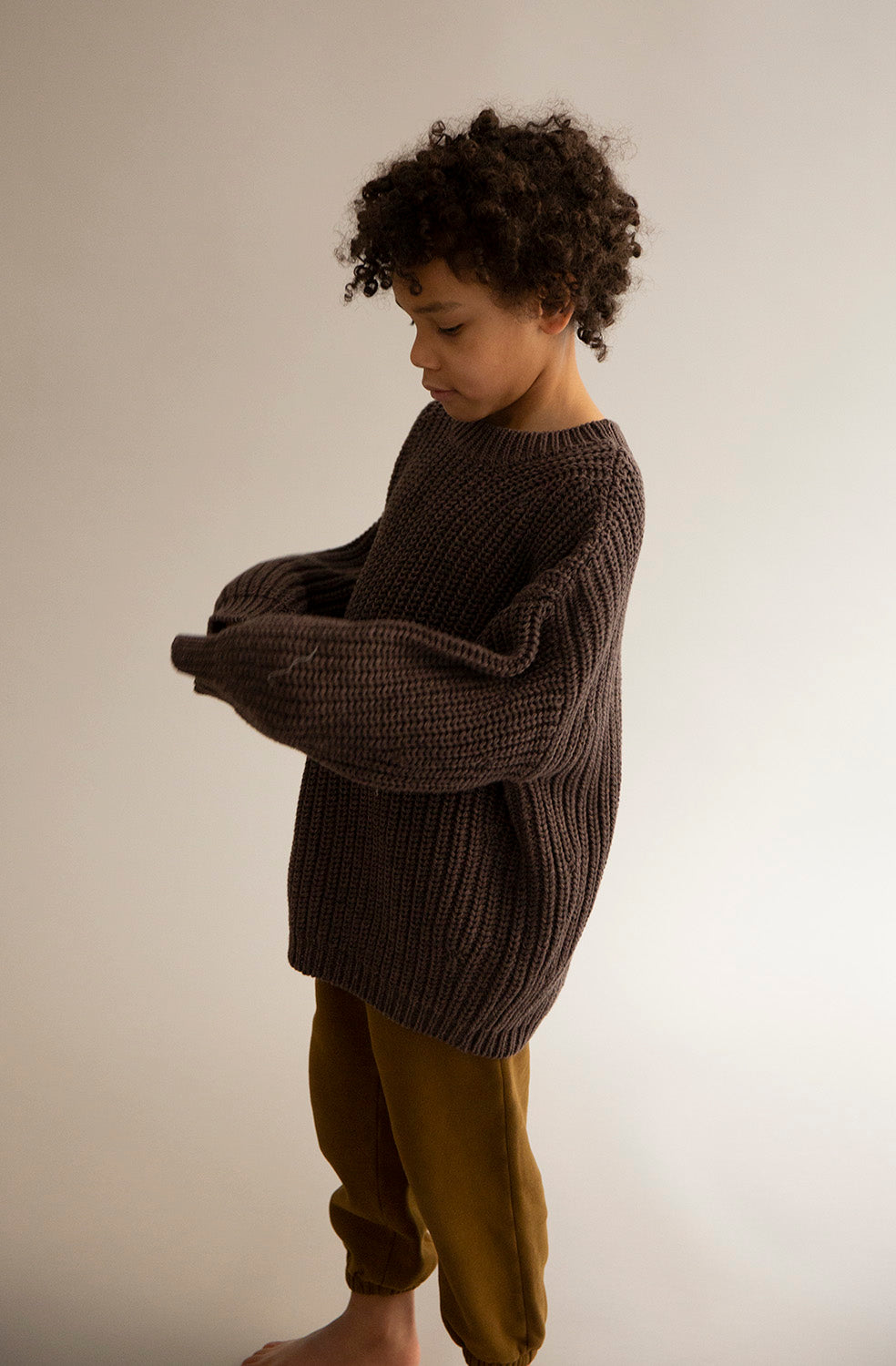 Nuage knitted sweater - dark mix