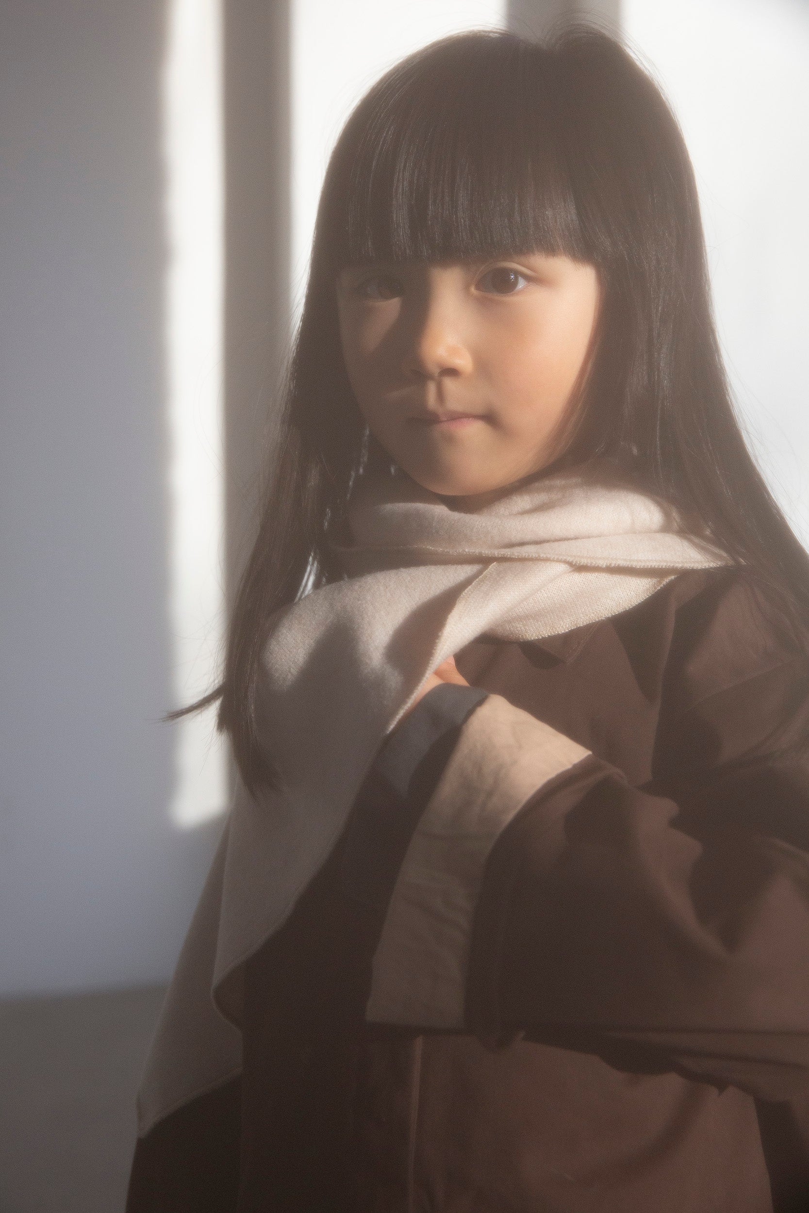 Ensui soft scarf - Latte
