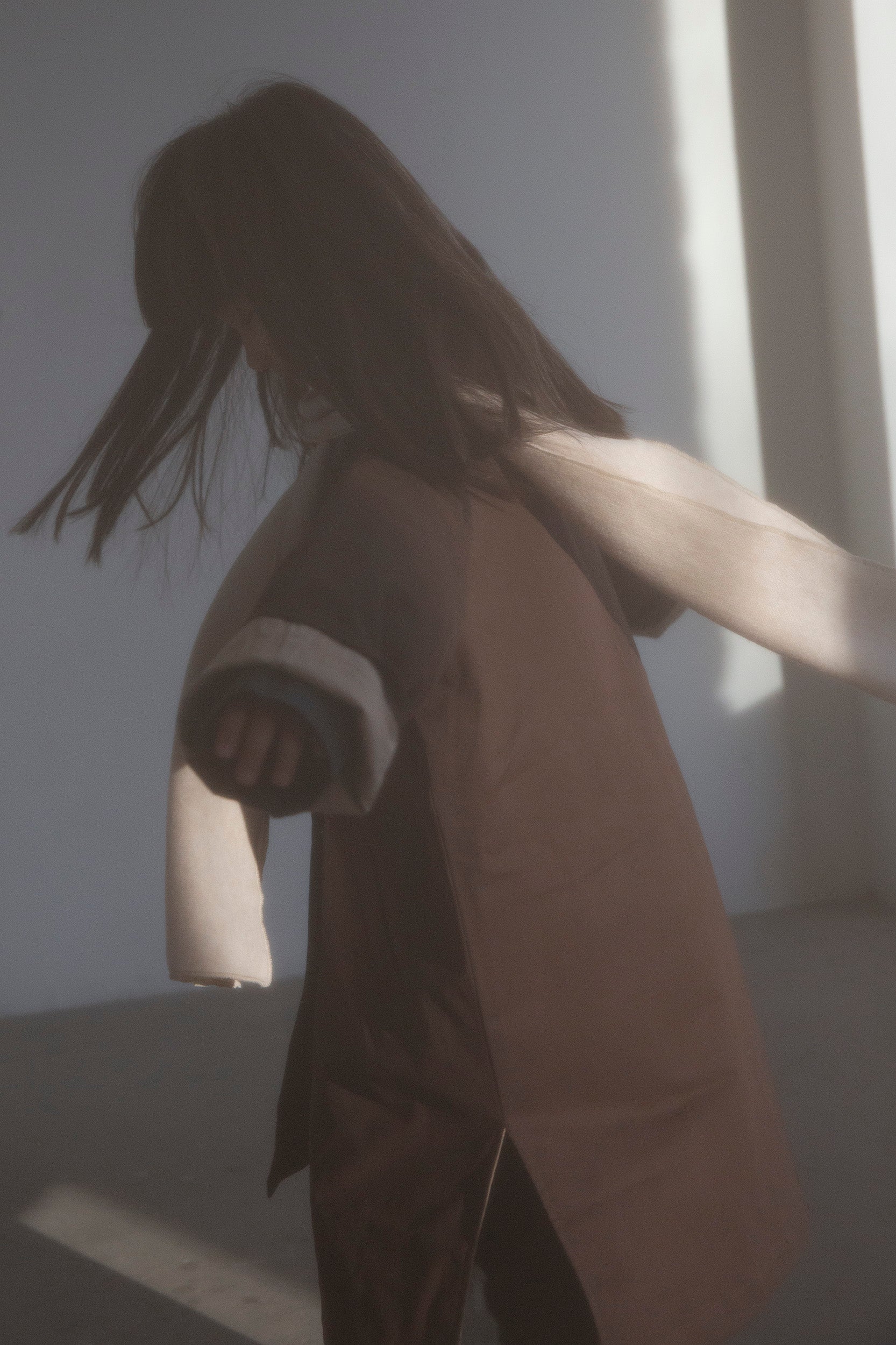 Shigemi soft waxed coat - Coffee