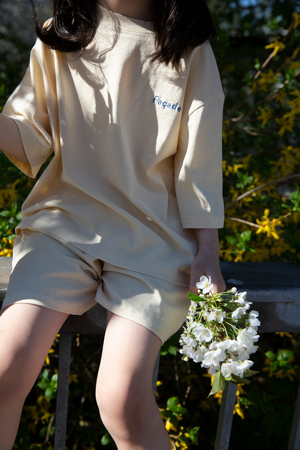 Ishi wide SS tee - butter