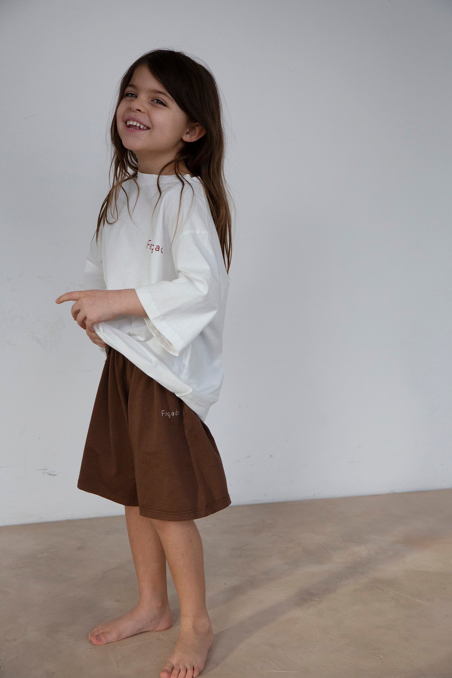 Nara relaxed shorts - Choco