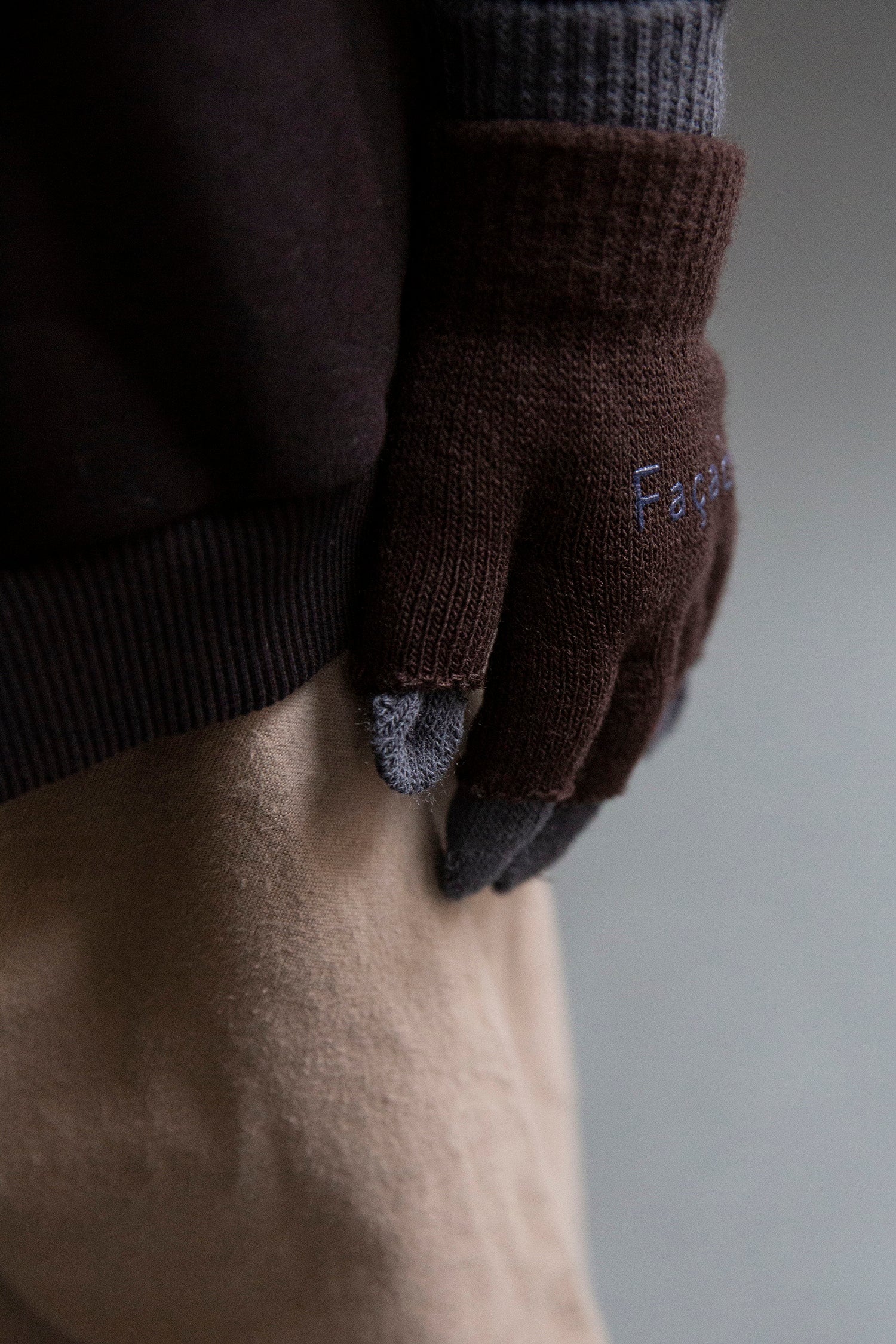 Fuyu double gloves 2p - Ocean/Soil