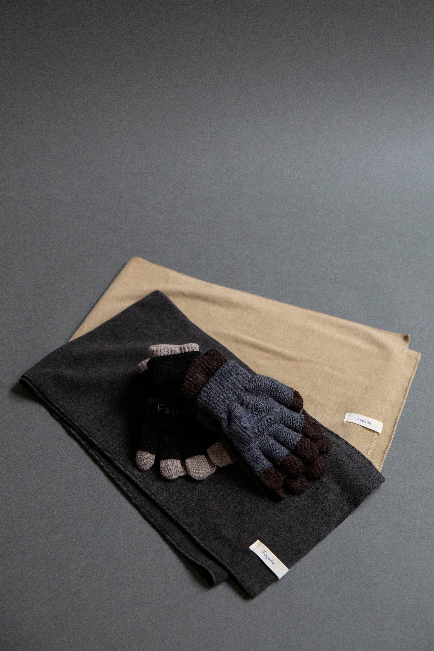 Ensui soft scarf - Dark grey