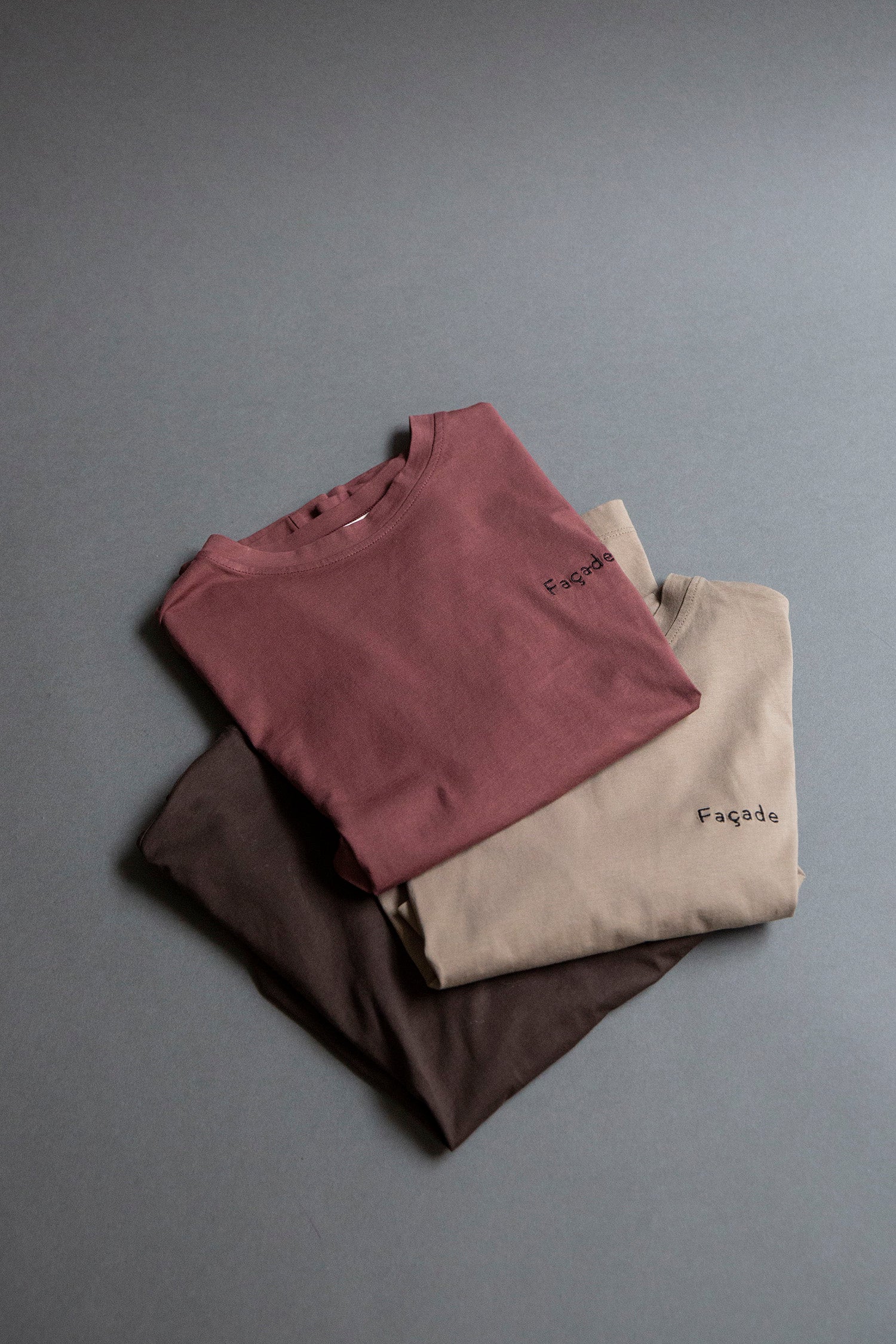 Bato wide SS tee - Wine
