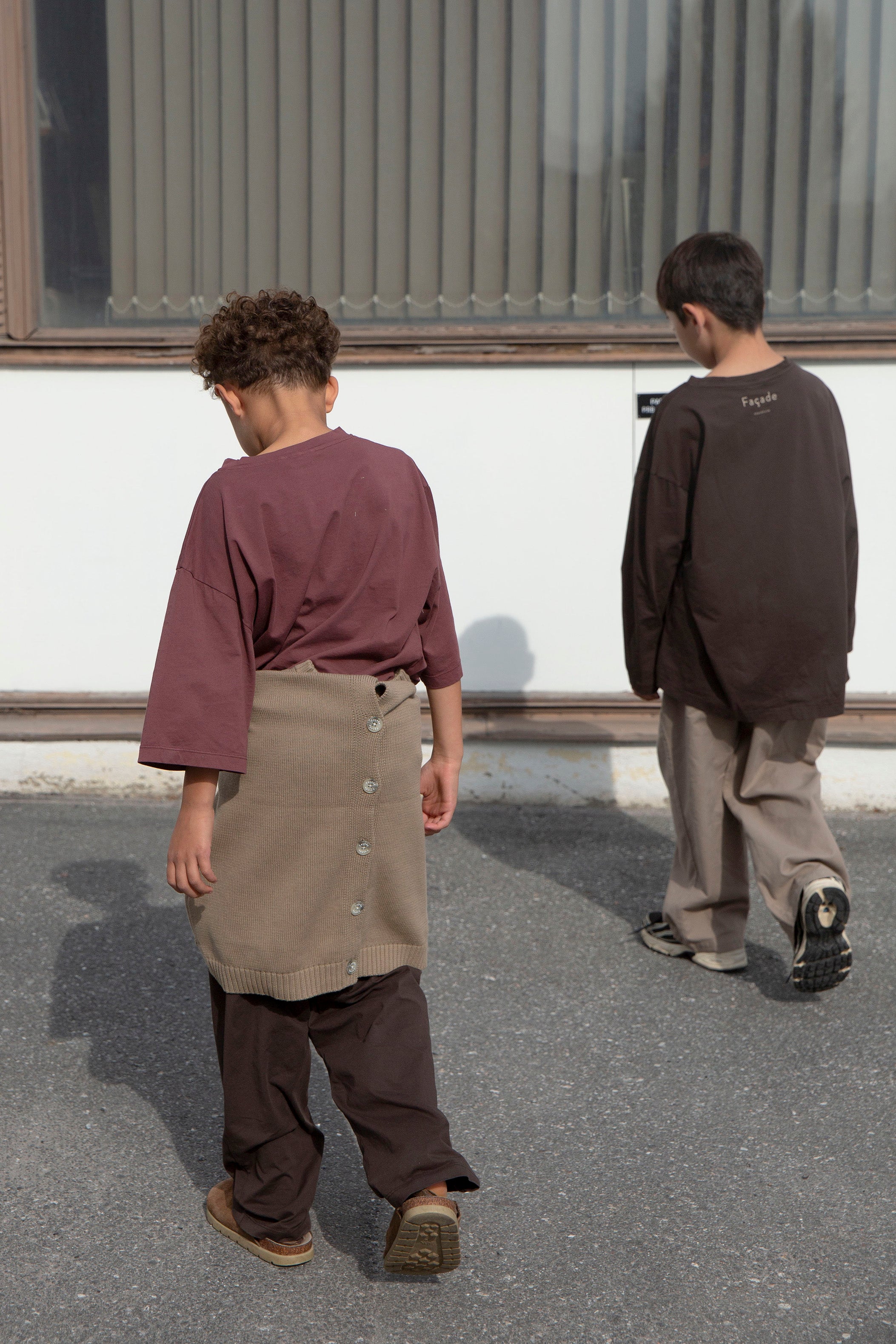 Mado button up fine knit - Nougat