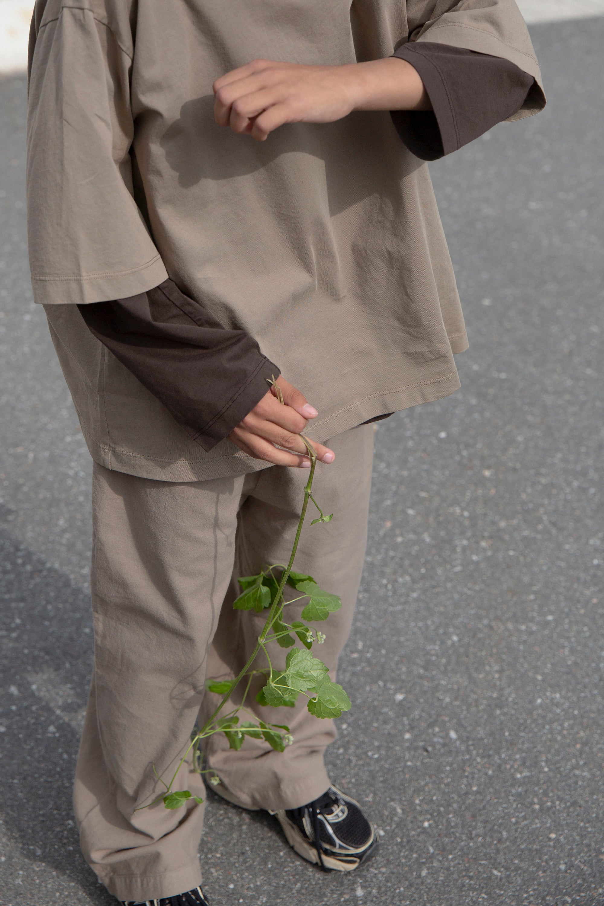 Rokku soft sidewalk pants - Taupe