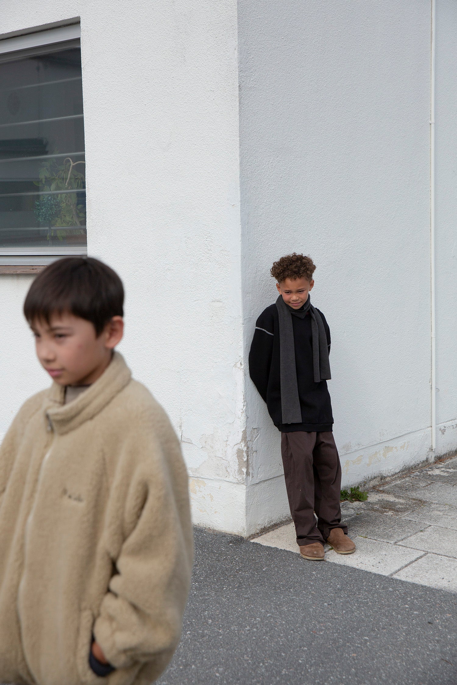Tenka teddy zip sweater - Camel