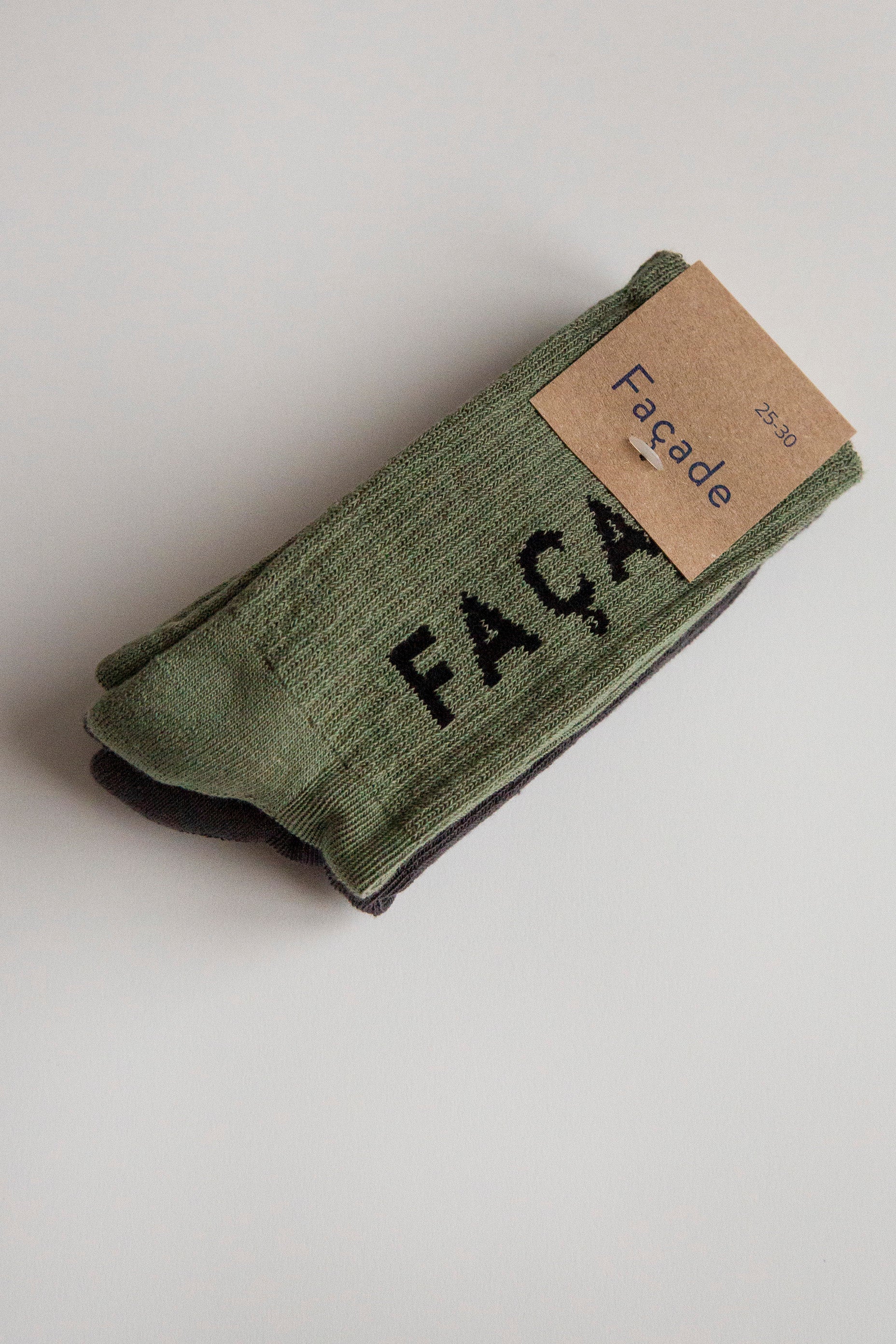 Ribbed cotton tube socks - 2pairs