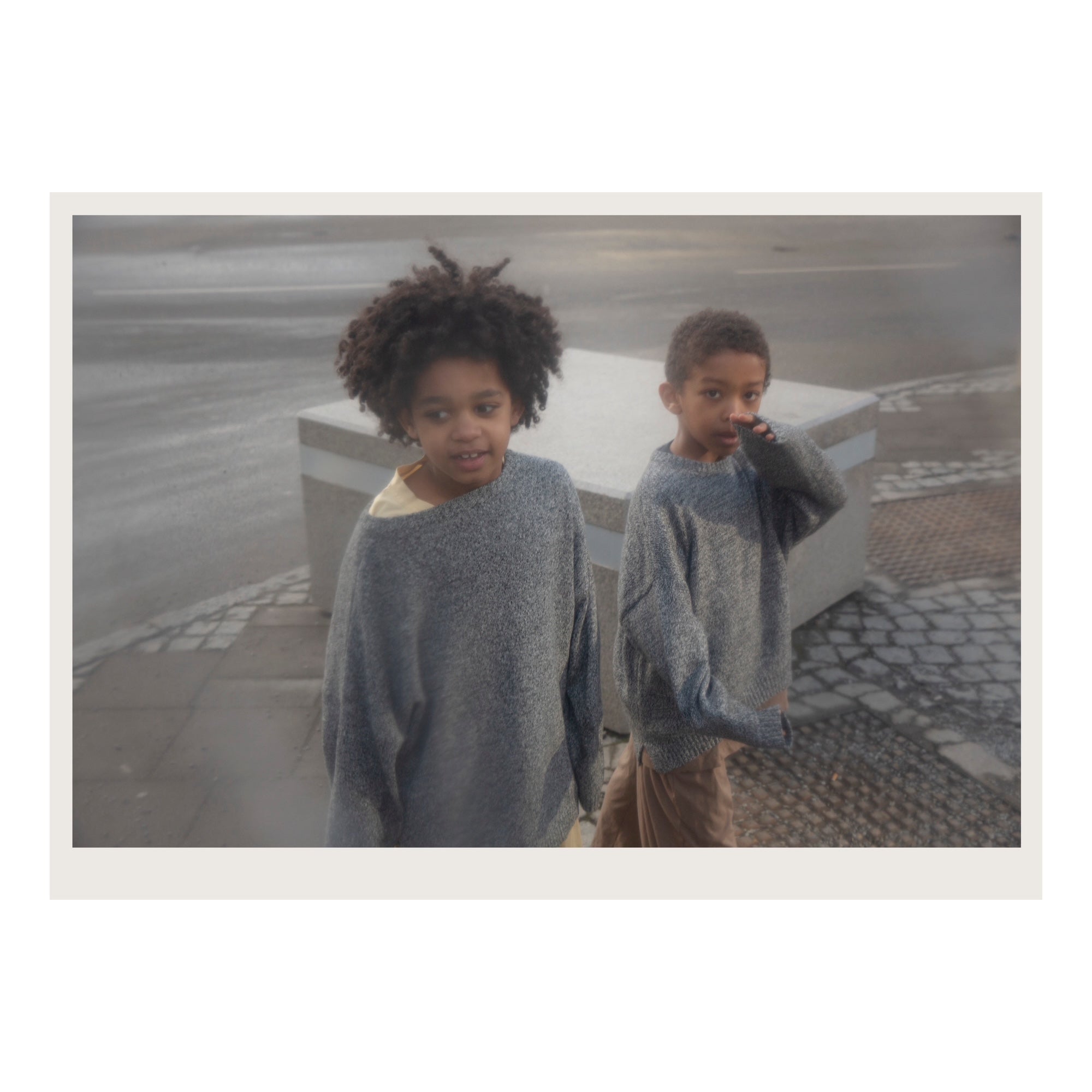 Sora fine knit sweater - Starry night